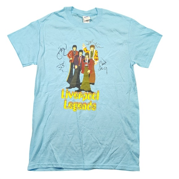 Legends Other - Vintage Liverpool Legends T-Shirt w/ Unverified Autographs Signed Graphic Tee Sm